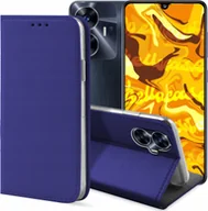 Etui i futerały do telefonów - ETUI Z KLAPKĄ DO REALME C55 GRANATOWE ZAMYKANE MAGNETYCZNE KABURA CASE - miniaturka - grafika 1