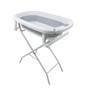 Wanienki dla dzieci - Wanienka Składana Wanna Dla Dzieci Turystyczna Silikonowa Ze Stelażem Nóżki - miniaturka - grafika 1