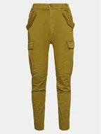 Spodnie męskie - Alpha Industries Joggery Airman 188201 Zielony Tapered Fit - miniaturka - grafika 1