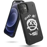 Etui i futerały do telefonów - RINGKE Etui Onyx Design do iPhone 12 mini czarny (Graffiti) - miniaturka - grafika 1