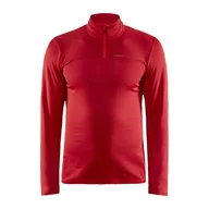 Bluzy męskie - Męska Bluza CRAFT CORE GAIN MIDLAYER M 1909496-430000 – Czerwony - miniaturka - grafika 1