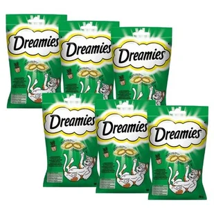 Przysmak dla kota DREAMIES z Nutą Kocimiętki 6 x 60 g - Przysmaki dla kotów - miniaturka - grafika 1