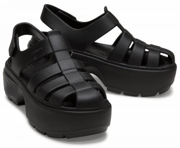 Damskie Buty Sandały Platforma Crocs Stomp Fisherman 209938 Sandal 38-39
