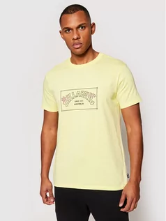 Koszulki męskie - Billabong T-Shirt Arch W1SS07 BIP1 Żółty Regular Fit - grafika 1