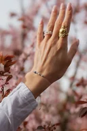 Bransoletki - Bransoletka dla Byka - Agat Szafir Kwarc Różowy Cytryn - miniaturka - grafika 1