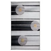 Dywany - Dywan drukowany PRUT petra 60 x 120 cm czarny - miniaturka - grafika 1