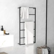 Stojaki na ręczniki papierowe - Stojak na ręcznik, czarny, 60x10x116 cm, stalowy - miniaturka - grafika 1