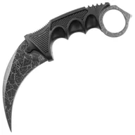 Noże - Nóż Karambit CS:GO - Grey Crackle - miniaturka - grafika 1