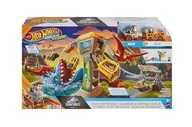 Samochody i pojazdy dla dzieci - Hot Wheels Racerverse Tor wyścigowy Jurassic World - miniaturka - grafika 1