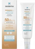 Balsamy i kremy do opalania - SesDerma Repaskin Mineral Baby Fotoprotector SPF 50+ Wodoodporny krem przeciwsłoneczny dla dzieci 50 ml - miniaturka - grafika 1