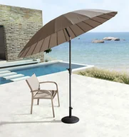 Parasole ogrodowe - Parasol do ogrodu PHUKET 2,8m Taupe - Focus Garden - miniaturka - grafika 1