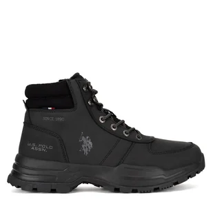 Trzewiki U.S. Polo Assn. OSCAR001M/DYT1 Czarny - Botki męskie - miniaturka - grafika 1