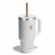 Kubki termiczne - Kubek termiczny Hydro Flask All around Travel Tumbler 32 OZ (946ml) Kolor: biały/czerwony - miniaturka - grafika 1