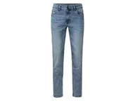 Spodnie męskie - LIVERGY® Jeansy męskie z bawełną, Slim Fit (Jasnoniebieski, 54 (38/32)) - miniaturka - grafika 1