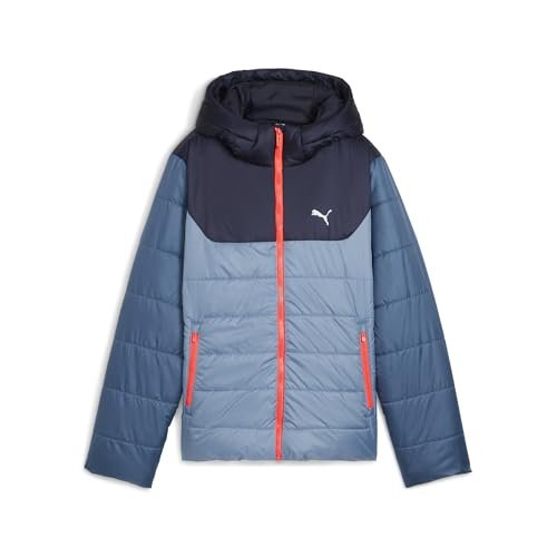 PUMA Unisex dziecięca kurtka z kapturem Ess wyściełana kurtka płaszcz (1 szt.)