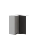 Szafki kuchenne - Szafka Wisząca Narożna Alto 2 Fronty 60X72 Cm Laminat Grafitowy - miniaturka - grafika 1