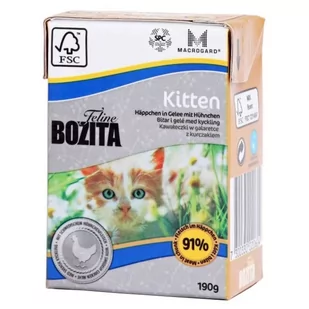 Bozita Feline Kitten tetra pak 16x190g - Mokra karma dla kotów - miniaturka - grafika 1