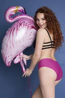 Majtki damskie - Figi Simple Panty Purpurowe (Rozmiar XL) - miniaturka - grafika 1