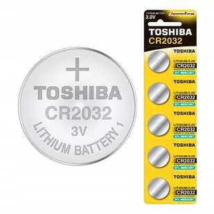 Toshiba Bateria CR2032 5szt - Baterie i akcesoria - miniaturka - grafika 2