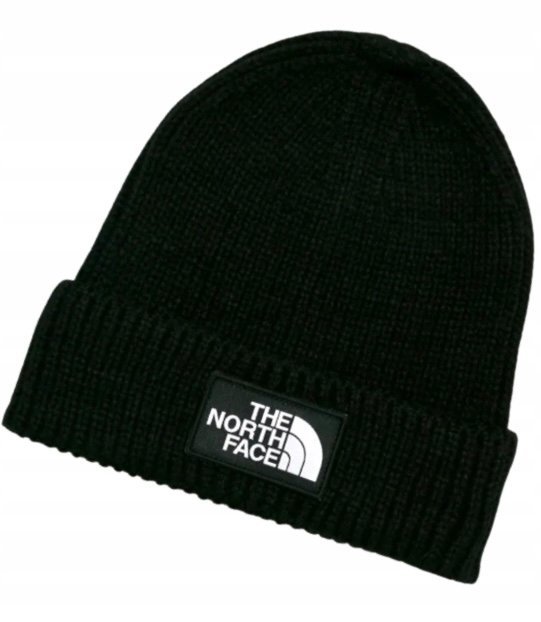 Czapka zimowa z grubej dzianiny TNF rozmiar uniwersalny kolor CZARNY