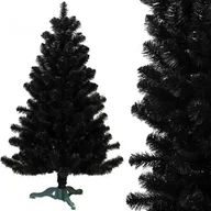 Choinki - Choinka sztuczna 90 cm czarny - miniaturka - grafika 1