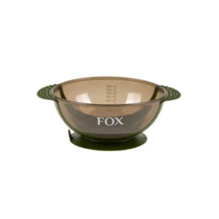 Fox Earth Colors, miseczka z silikonową przyssawką, zielona, do farb, stabilna - Pozostałe akcesoria fryzjerskie - miniaturka - grafika 1