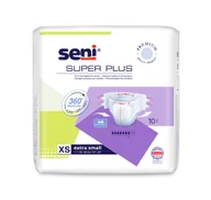 Pieluchy dla dorosłych - Seni Super Plus, pieluchomajtki, Extra Small, 40-60 cm, 10 sztuk - miniaturka - grafika 1