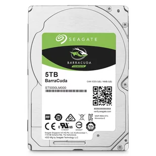 Seagate BarraCuda 500LM030 wewnętrzny dysk twardy 500 GB, 6,4 cm (2,5), 7 mm, pamięć podręczna 128 MB, SATA 6 GB/s, kolor czarny, czarny 5 TB ST5000LM000 - Dyski HDD - miniaturka - grafika 3