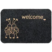 Wycieraczki - Wycieraczka At Home 40 x 60 cm biedronki szary - miniaturka - grafika 1