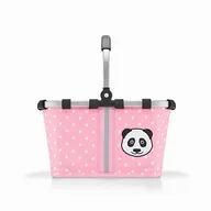 Torby i wózki na zakupy - Koszyk CARRYBAG XS KIDS, panda dots pink, Reisenthel - miniaturka - grafika 1