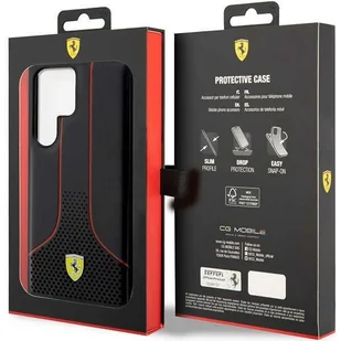 Ferrari FEHCS23LPCSK S23 Ultra S918 czarny/black hardcase Perforated 296 P - Etui i futerały do telefonów - miniaturka - grafika 8