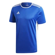 Koszulki męskie - Adidas Koszulka piłkarska Entrada 18 niebieska r M CF1037 CF1037 - miniaturka - grafika 1