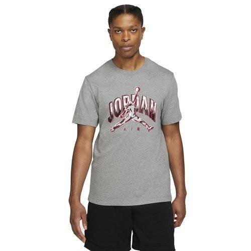 Koszulka męska Air Jordan Air Jumpman szara - CZ8383-091-M