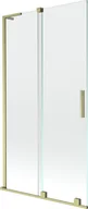 Parawany nawannowe - Mexen Velar L parawan nawannowy 2-skrzydłowy rozsuwany 100 x 150 cm, transparent, złoty szczotkowany - 896-100-003-01-55 - miniaturka - grafika 1