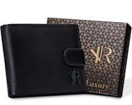 Portfele - Portfel skórzany N992L-P-GOAN-5245 Black - miniaturka - grafika 1