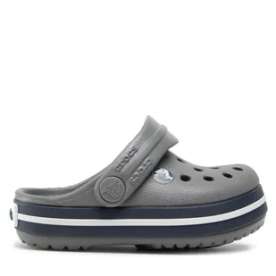 Klapki Crocs Crocband Clog K 204537 Szary - Buty dla chłopców - miniaturka - grafika 1