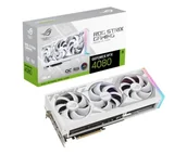Karty graficzne - ASUS GeForce RTX 4080 ROG Strix WHITE OC 16GB GDDR6 - miniaturka - grafika 1