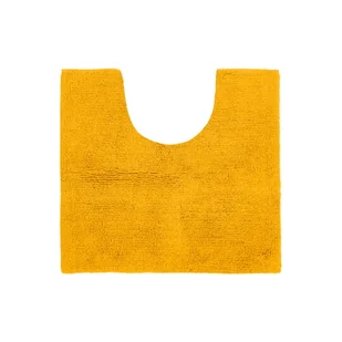 Żółty dywanik łazienkowy 50x45 cm Riva – Tiseco Home Studio - Dywaniki łazienkowe - miniaturka - grafika 1