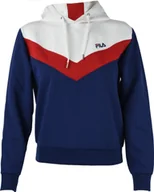Bluzy damskie - Fila Fila Bosa Cropped Hoody FAW0273-53007 Granatowe XL - miniaturka - grafika 1