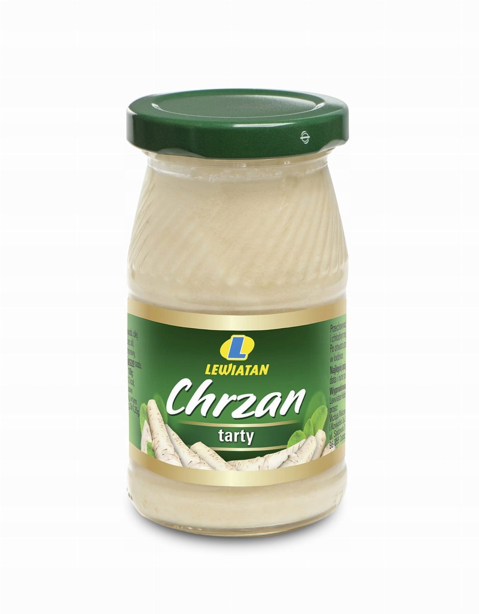 Chrzan Tarty Lewiatan 60% 160g - Aromatyczny Dodatek Kuchenny