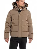 Kurtki męskie - Replay Męska kurtka zimowa comfort fit, 557 EARTH, XL - miniaturka - grafika 1