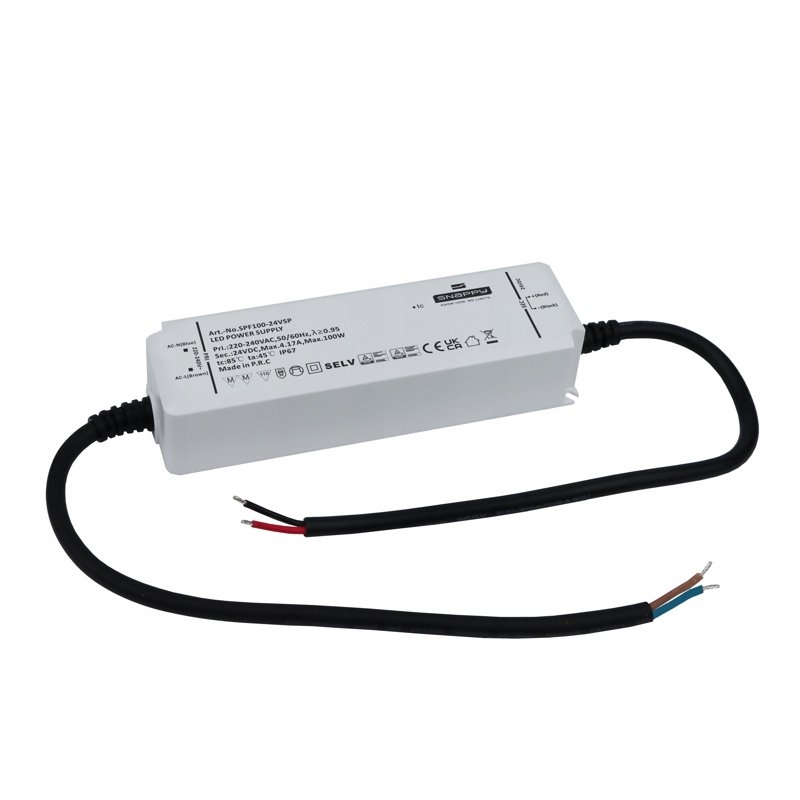Zasilacz Led IP67 Premium 24V DC 100W o podwyższonej szczelności