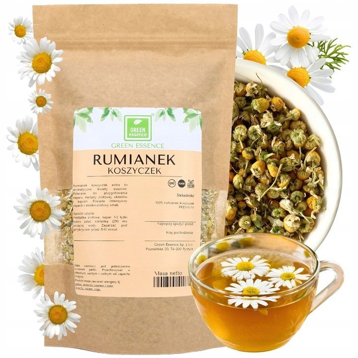 Rumianek suszony herbata ziołowa 100g naturalny koszyczek