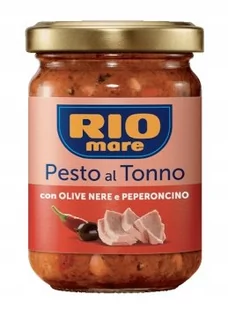 Rio Mare Pesto al Tonno z Oliwkami i Peperoncino - Pasztet i przetwory mięsne - miniaturka - grafika 1