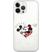 Etui i futerały do telefonów - Etui Disney dedykowane do Iphone 12 PRO MAX, wzór: Mickey i Minnie 002 Etui częściowo przeźroczyste, oryginalne i oficjalnie licencjonowane - miniaturka - grafika 1