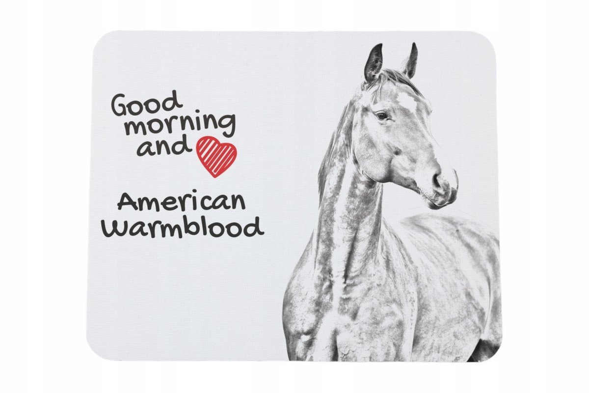 Warmblood amerykański - podkładka pod myszkę z nadrukiem, personalizowana p