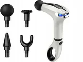 Masażery - Pistolet do masażu pleców ciała nóg masażer mocny massage gun 4 końcówki - miniaturka - grafika 1