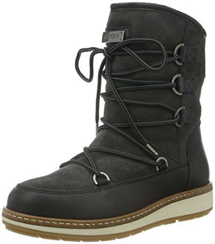 Tommy Hilfiger W1285ooli 6 cw damskie buty zimowe, szary - Szary magnes 916-37 eu