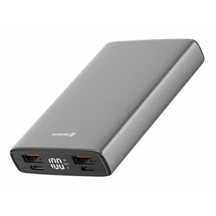 SWISSTEN, Powerbank, ALUMINUM, Li-Pol, 5/9/12V, do ładowania telefonów i innych urządzeń, 22013915, 10000mAh, microUSB, 2x USB-A, - Powerbanki - miniaturka - grafika 1