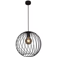 Lampy sufitowe - Kaja lampa wisząca Carmen E27 czarna K-4276 - miniaturka - grafika 1